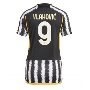 Juventus Dusan Vlahovic #9 Domaci Dres za Ženska 2023-24 Kratak Rukavima